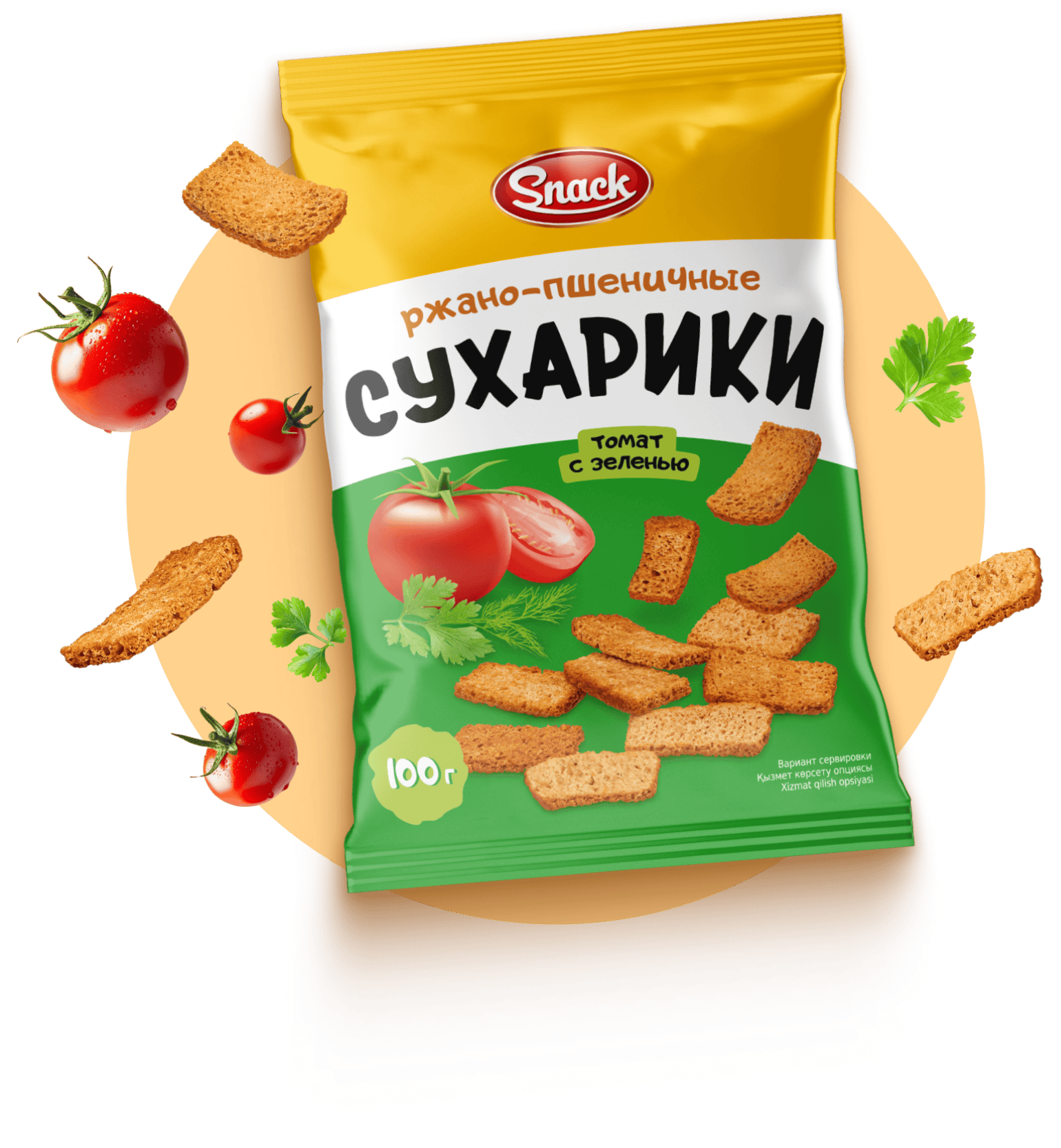 Ржано-пшеничные сухарики