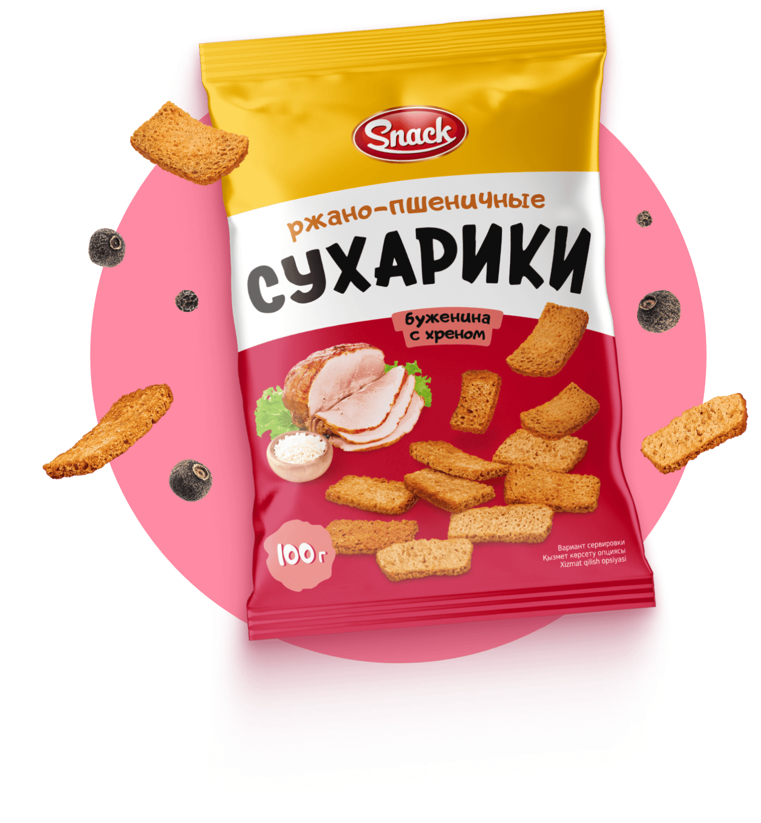 Ржано-пшеничные сухарики